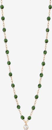 Gigi Clozeau Roségold- und Harzkette mit Diamantanhänger Gigi Suprême Scarabée