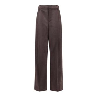 Vince Pantaloni a gamba larga a vita alta - - Trousers - Donna - Marrone - 5XL