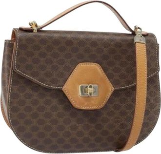 Celine Pre-owned Handbags, female, Brown, Size: ONE SIZE Pre-owned Plastic Vintage Handbag