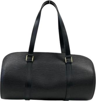Louis Vuitton Pre-owned Soufflot Epi Leather Boston Bag - Dames - Vintage Schoudertas - Zwart - ONE Size - Leer - Vintage