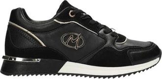 Mexx Plixy Ellen - Dames - Sneakers - Zwart - 36 EU - Leer - Schoenen