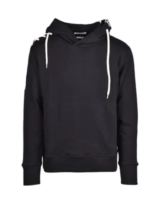 Craig Green Black Lace-Up Organic Cotton Hoodie