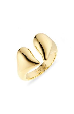 Missoma Molten Heartbreaker Statement Ring in Gold at Nordstrom, Size 7