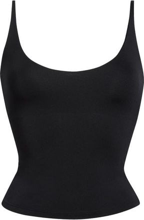 SKIMS Smooth Layers Scoop Neck Camisole in Obsidian at Nordstrom, Size Xx-Small
