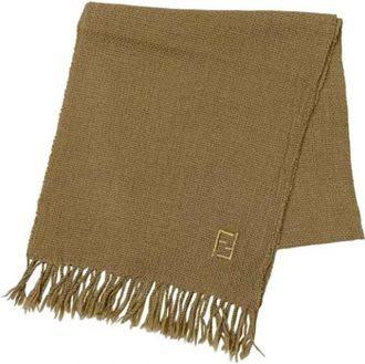 Fendi Pre-owned Scarves, female, Beige, Size: ONE SIZE Pre-owned Stole