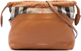 Burberry Pre-owned Burberry House Check Canvas and Calfskin Little Crush Crossbody Ladies 0K75M1340O4SVMY7