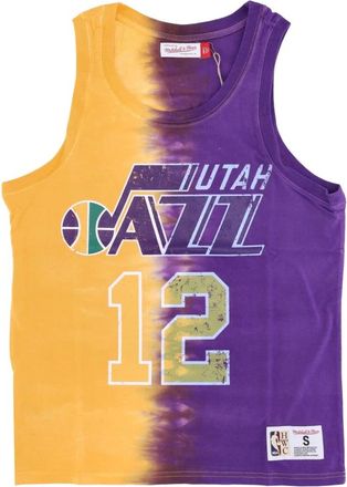 Mitchell & Ness Utah Jazz Tie Dye Tank Top - Heren - Fitness - Veelkleurig - M - Katoen - Fitness