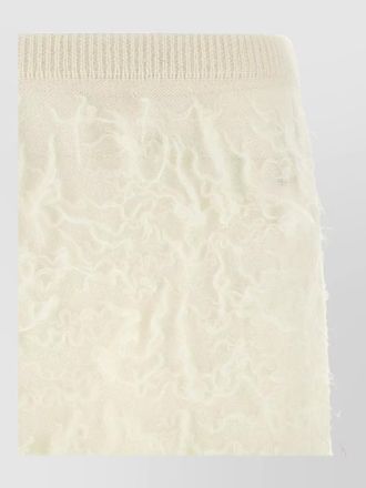 Fabiana Filippi brushed midi fitted skirt