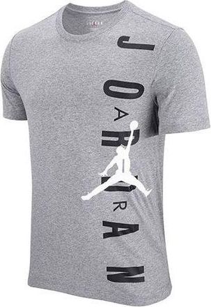 Nike Jordan Air Jordan Lightweight Knit Sports Short Sleeve T-Shirt Mens Grey DA9785-091