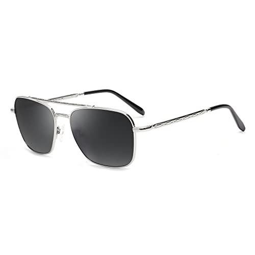 JIM HALO Lunettes De Soleil Sport Polarisées - Cadre TR90 Incassable Pour Running, Vélo, Pêche