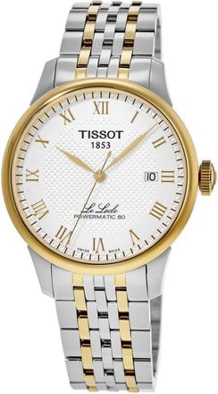 Tissot Le Locle Powermatic 80 Silver Dial Two-Tone Mens Watch T006.407.22.033.01
