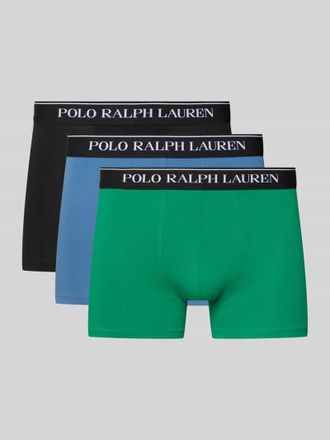 Ralph Lauren Skinny Fit Boxershorts aus Baumwoll-Mix im 3er-Pack in Gruen, Gr&ouml;&szlig;e XXL