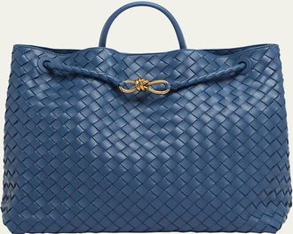 Bottega Veneta Andiamo Large Leather Tote Bag
