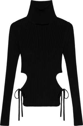Blumarine Turtleneck Cut-out Top