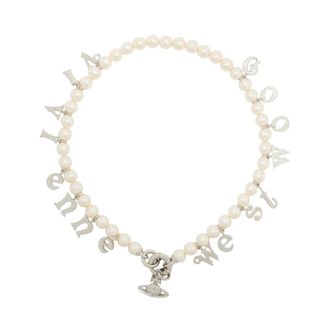 Vivienne Westwood Necklaces, female, White, Size: ONE SIZE Leanne Necklace