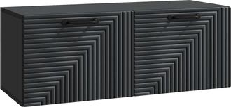 vidaXL Mueble Para Tv De Pared Negro 78,5 X 31 X 30 Cm Vidaxl