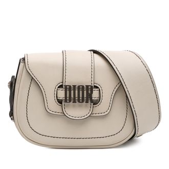 Dior Tweedehands Mini Leren D Fence Zadelhandtas