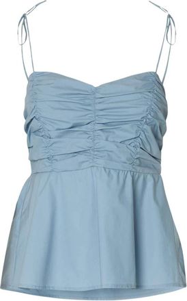 Selected Dames, Tops, Blauw, Maat: XL Katoen