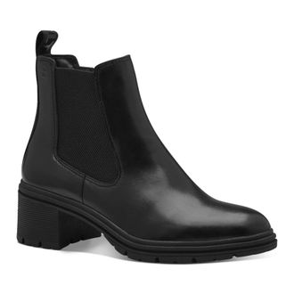 Tamaris Stivaletto Chelsea in pelle - - Shoes - Donna - Nero - 38 EU