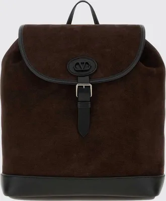 Valentino Garavani Zaino Antibes in pelle scamosciata con VLogo Signature