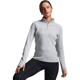 2XU Womens Ignition Haptic 1/4 Zip in Harbor Mist/silver Reflective at Nordstrom, Size Large