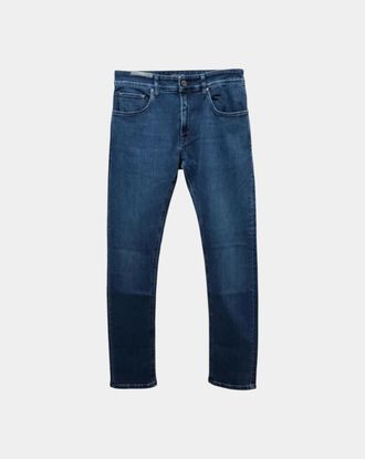 Pantaloni Torino Jazz Stretch Jeans - Heren - Slim Fit Jeans - Blauw - W30 - Katoen - Jeans