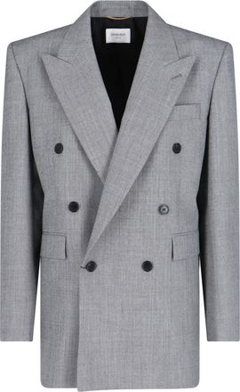 Saint Laurent Double-breasted Wool Blazer