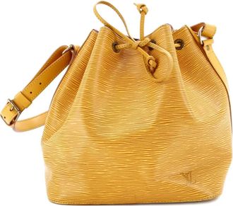 Louis Vuitton Noe Handbag Epi Leather Large bucket bag - Geel