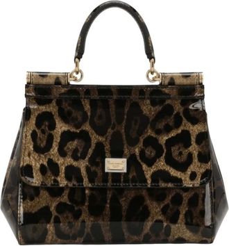 Dolce & Gabbana Borsa Sicily Piccola - - Bags - Donna - Marrone - ONE SIZE