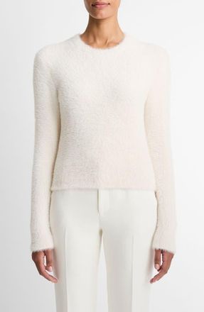 Vince Eyelash Crewneck Sweater in Chiffon at Nordstrom, Size Medium