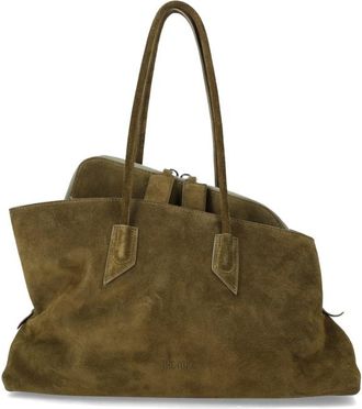 The Attico La Passeggiata Suede Medium Tote