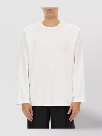 Helmut Lang logo crew neck t-shirt