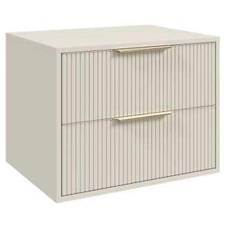 Badplaats Mueble Lavabo Rimini 60 Cm - Cashmere - Mueble De Ba&ntilde;o Con Cajon