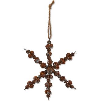 Tag Brown Iron Bell Snowflake Ornament for Christmas Tree at Nordstrom