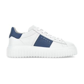 Hogan Gestreepte Sneakers - Heren - Sneakers - Wit - 45 EU - Schoenen