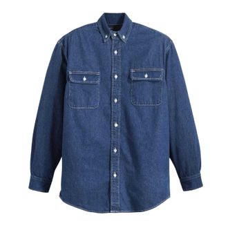 Levi's Heren Classic Denim Borstzak Shirt (Indigo)