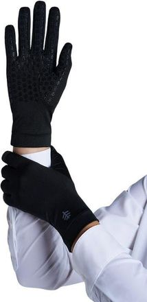 Coolibar Sawyer UV Driving Gloves, UPF 50+ Sun Protection in Black at Nordstrom, Size X-Small