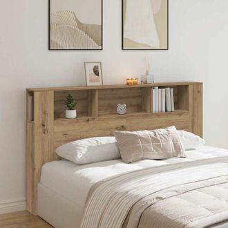 vidaXL Vidaxl - Testiera Contenitore Rovere 180x18,5x102,5 cm Legno Multistrato