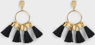 Charles & Keith Orelia Tassel Drop Earrings