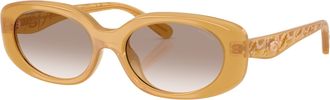 Coach Womens 54 mm Milky Blush Sunglasses