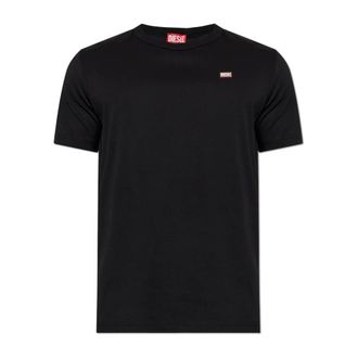Diesel Tops, Heren, Zwart, XL, Katoen, T-Miegor-K77 T-Shirt