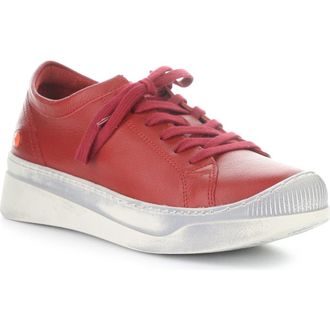 Softinos Apor Sneaker in 011 Red Smooth Leath at Nordstrom Rack, Size 8-8.5Us / 39Eu