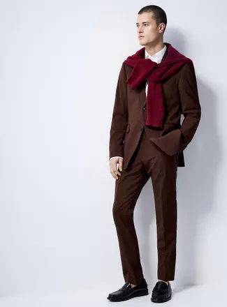 Tiger Of Sweden Mens Tenuta RWS mahogany pant Straight, slim fit