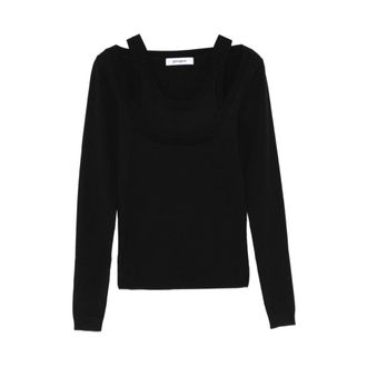Gimaguas Etoile Jumper - Dames - Ronde hals truien - Zwart - S - Polyester - Truien & Vesten