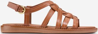 Cole Haan Womens Kami Interwoven Thong Sandals - Brown Size 10.5