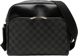Louis Vuitton Pre-owned Dayton Reporter MM - Dames - Vintage Schoudertas - Zwart - ONE Size - Vintage