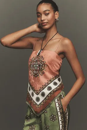 Alemais Contina Tie-Back Scarf Top