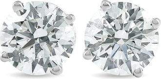 Pompeii3 2 Ct Platinum Diamond Screw Back Studs