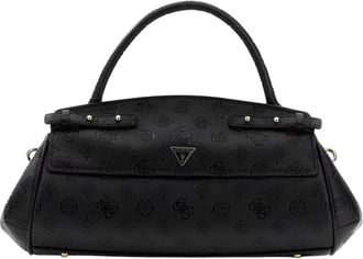 Guess Tassen, Dames, Zwart, ONE Size, Diana Top Handle Flap