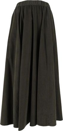 Aspesi Gonna Mod. 2289 - Dames - Maxi Rokken - Groen - S - Rokken